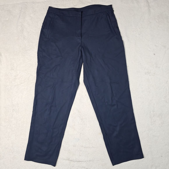 Lululemon navy casual straight leg pants ladies size 10 - Picture 1 of 9